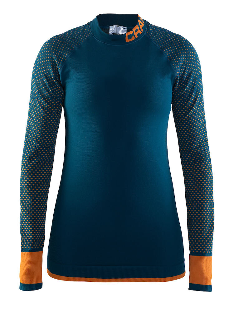 Женская терморубашка CRAFT® Warm Intensity Crewneck Teal/Sprint
