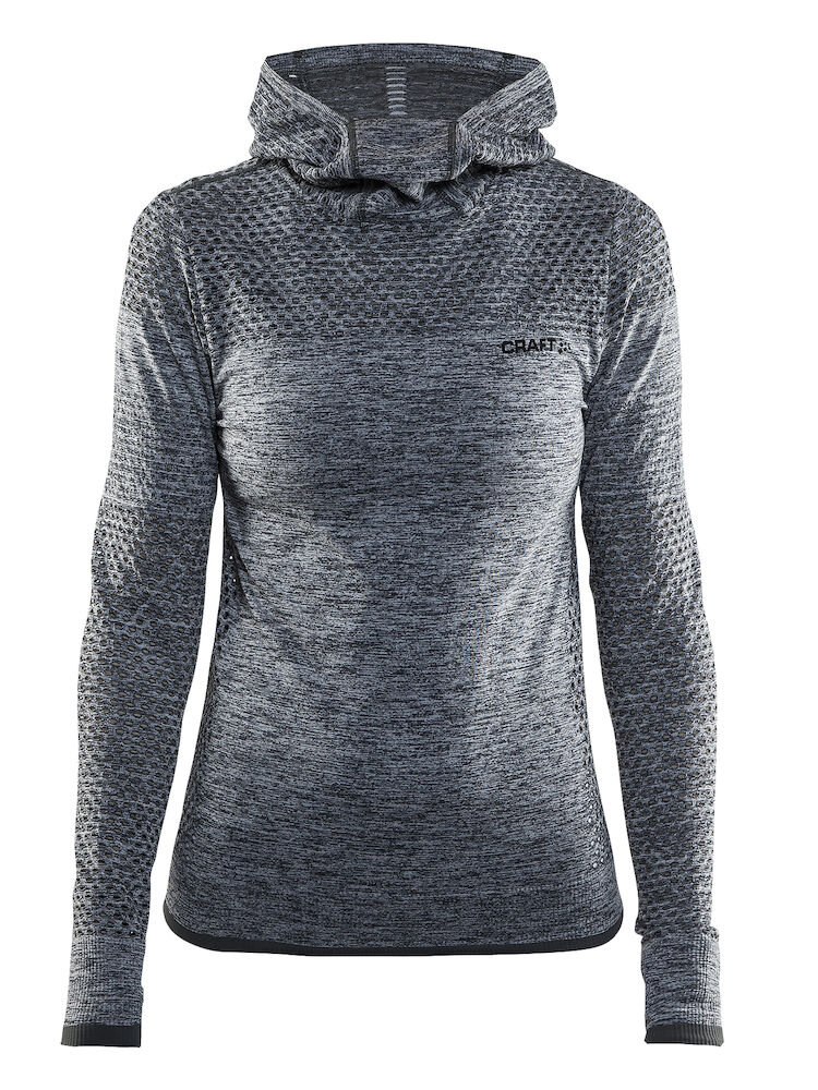 Женская худи CRAFT® Core Seamless Dark Grey Melange