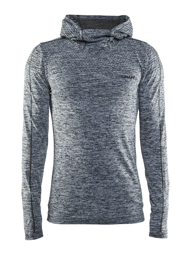 Мужская толстовка CRAFT® Core Seamless Black Melange