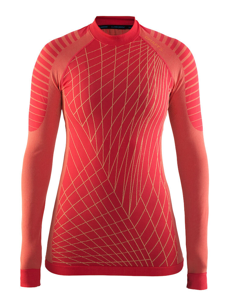 Женская терморубашка CRAFT® Active Intensity Crewneck Poppy/Sprint