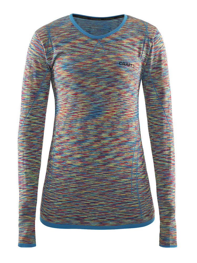 Женская терморубашка CRAFT® Active Comfort Roundneck Typhoon/Poppy
